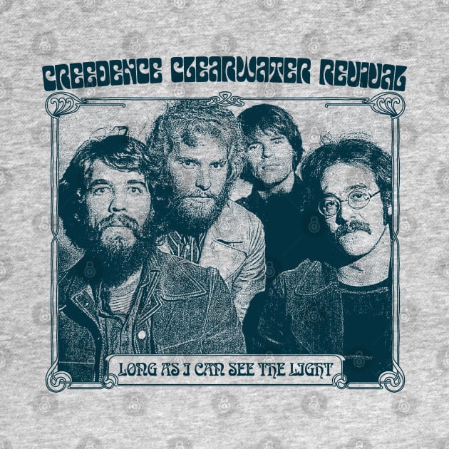 Creedence Clearwater Revival /\/\/ Original Vintage Style Fan Artwork by DankFutura